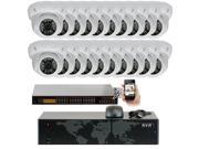 GW Security 24 Channel 5MP NVR IP Camera Network PoE Surveillance System No HDD 20 x HD 1920P Weatherproof Dome Security Cameras Super 5MP is much higher t