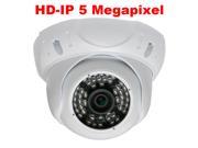 GW5091IP 5 Megapixel 2592 x 1920 Pixel HD 1920P Outdoor Network PoE Power Over Ethernet 1080P Security IP Camera 3.6mm Lens 130 Feet Night Vision Compatible w