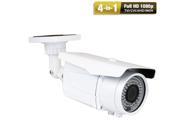 GW262HD 2.1MP 1080p 4 in 1 HD TVI AHD CVI 960H 1200TVL CCTV Outdoor Weatherproof Security Camera 2.8 12 mm Varifocal Zoom Lens 72 LED 196 Feet IR Dist