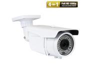 GW781HD 2.1MP 1080p 4 in 1 HD TVI AHD CVI 960H 1200TVL CCTV Outdoor Weatherproof Security Camera 6 22 mm Varifocal Zoom Lens 72 LED 196 Feet IR Dist