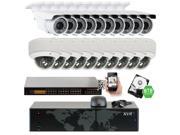GW 5MP 2592x1920p 24 Channel 1920P NVR PoE IP Security Camera System 20 x HD 2.8~12mm Varifocal Zoom 196ft IR IP Camera 5 Megapixel More Pixels Than 1080