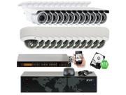 GW 5MP 2592x1920p 24 Channel 1920P NVR PoE IP Security Camera System 24 x HD 2.8~12mm Varifocal Zoom 196ft IR IP Camera 5 Megapixel More Pixels Than 1080