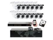 GW 5MP 2592x1920p 16 Channel 1920P NVR PoE IP Security Camera System 12 x HD 2.8~12mm Varifocal Zoom 196ft IR IP Camera 5 Megapixel More Pixels Than 1080