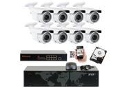 GW 5MP 2592x1920p 8 Channel 1920P NVR PoE IP Security Camera System 8 x HD 2.8~12mm Varifocal Zoom 196ft IR IP Camera 5 Megapixel More Pixels Than 1080P