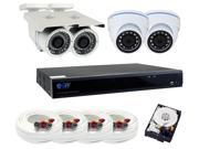 GW 5 Megapixel HD 1920P Complete Security System / (4) x 5MP 3.6mm Fixed Lens Outdoor Security Cameras, 8-Channel Plug and Play 5-In-1 DVR / XVR, Cloud service, GW 5 Megapixel HD 1920P Complete Security System / (4) x 5MP 3.6mm Fixed Lens Outdoor Security Cameras, 8-Channel Plug and Play 5-In-1 DVR / XVR, Cloud service,