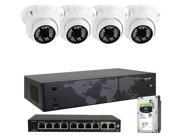 GW Security 8 Channel 5MP H.265 NVR IP Camera Network PoE Surveillance System (4TB HDD), 4 x HD 1920P Weatherproof Dome Security Cameras (Super 5MP is much high GW Security 8 Channel 5MP H.265 NVR IP Camera Network PoE Surveillance System (4TB HDD), 4 x HD 1920P Weatherproof Dome Security Cameras (Super 5MP is much high