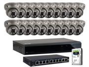 GW Security 32 Channel 5MP H.265 NVR IP Camera Network PoE Surveillance System (4TB) , 20 x HD 1920P Weatherproof Dome Security Cameras (Super 5MP is much highe GW Security 32 Channel 5MP H.265 NVR IP Camera Network PoE Surveillance System (4TB) , 20 x HD 1920P Weatherproof Dome Security Cameras (Super 5MP is much highe