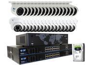 GW 32 Channel H.265 HEVC NVR w/ 4K HDMI Output 5MP Security System, 32 x HD 5MP IP PoE Camera (2592 x 1920p) In/Outdoor Digital WDR - 5 Megapixel (More Pixels T GW 32 Channel H.265 HEVC NVR w/ 4K HDMI Output 5MP Security System, 32 x HD 5MP IP PoE Camera (2592 x 1920p) In/Outdoor Digital WDR - 5 Megapixel (More Pixels T