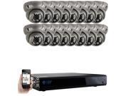 GW Security 16 Channel 5MP H.265 HEVC NVR IP Camera Network PoE Surveillance System , (16) x HD 1920P Weatherproof Dome Security Cameras (Super 5MP is much high GW Security 16 Channel 5MP H.265 HEVC NVR IP Camera Network PoE Surveillance System , (16) x HD 1920P Weatherproof Dome Security Cameras (Super 5MP is much high