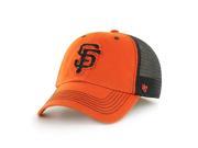 San Francisco Giants 47 Brand Orange Black Taylor Closer Mesh Flexfit Hat Cap