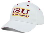 Iowa State Cyclones The Game White 3 Bar Design Adjustable Snapback Hat Cap