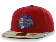 Chicago Blackhawks 47 Brand Red Warchild Wool Adjustable Snapback Hat Cap
