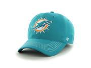 Miami Dolphins 47 Brand Teal Game Time Closer Performance Flexfit Hat Cap