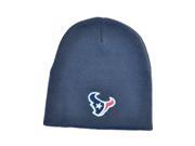 Houston Texans Reebok Embroidered Team Logo Navy Knit Beanie Cap