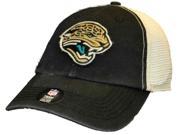 Jacksonville Jaguars 47 Brand Black White Mesh Stanwyk Slouch Flexfit Hat Cap