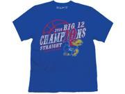 Kansas Jayhawks 2014 Big 12 Basketball Champions 10 Straight Victory T Shirt