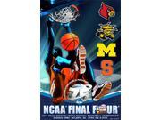 2013 Official NCAA Final Four Teams March Madness Basketball Print Poster