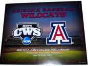 Arizona Wildcats 2012 Baseball College World Series Grey Print 16 X 20