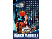 2013 Official NCAA Final Four March Madness All Teams Basketball Print Poster