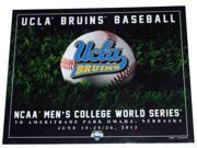UCLA Bruins 2012 College World Series Turf Ball Ready to Frame Print 16 X 20