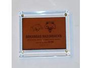 Arkansas Razorbacks 2012 College World Series Limited Edition Leather Plaque