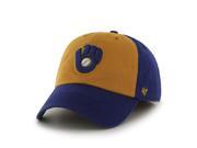 Milwaukee Brewers 47 Brand Franchise Glove Alternate Logo Blue Gold Hat Cap S