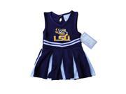 LSU Tigers TFA Youth Baby Toddler Purple Dress Up Cheerleading Outfit 6M