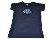 Penn State Nittany Lions TFA Toddler Girls Navy Long Length T Shirt 4T