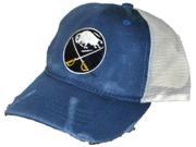 Buffalo Sabres Retro Brand Blue Worn Mesh Vintage Adjustable Snapback Hat Cap