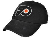 Philadelphia Flyers Retro Brand Black Worn Style Flexfit Slouch Hat Cap L XL