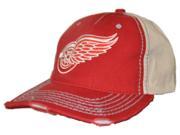 Detroit Red Wings Retro Brand Red Beige Vintage Stitched Snapback Hat Cap