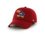 Kansas Jayhawks 47 Brand Red Franchise 1941 Angry Jayhawk Fitted Hat Cap M