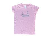 St. Louis Cardinals SAAG Toddler Girls Light Pink Short Sleeve T Shirt 4T