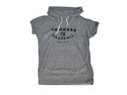 New York Yankees SAAG Women Maternity Gray Triblend Funnel Neck T Shirt XL
