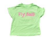 Detroit Tigers SAAG Toddler Girls Lime Green Butterfly Cotton T Shirt 3T