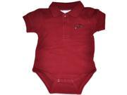 Arkansas Razorbacks Two Feet Ahead Baby Infant Golf Polo One Piece Outfit NB