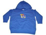 Kansas Jayhawks Two Feet Ahead Toddler Blue Fleece Hoodie Sweatshirt 4T
