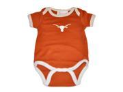 Texas Longhorns TFA Infant Baby Lap Shoulder Ringer Romper Outfit NB