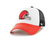 Cleveland Browns 47 Brand Tri Tone Privateer Closer Mesh Flexfit Slouch Hat Cap