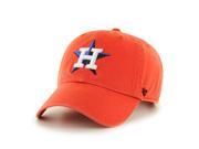 Houston Astros 47 Brand Orange Clean Up Slouch Adjustable Strap Hat Cap