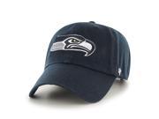 Seattle Seahawks 47 Brand Navy Clean Up Adjustable Slouch Hat Cap