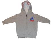 Chicago White Sox SAAG Infant Gray Full Zip Hooded Long Sleeve Jacket 6 mo
