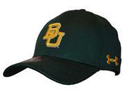Baylor Bears Under Armour Forest Green Tactel Stretch Fit Hat Cap S M
