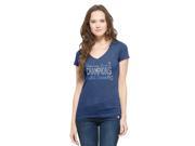 Kansas City Royals 47 Brand 2015 ALC Champs Women V Neck Blue T Shirt M