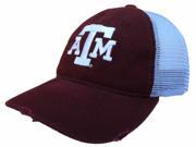 Texas A M Aggies Retro Brand Maroon Worn Mesh Vintage Adjust Snapback Hat Cap