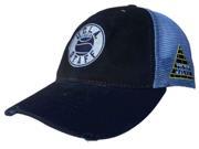 UCLA Bruins Retro Brand Navy Basketball Staff JRW Worn Mesh Adjust Snap Hat Cap