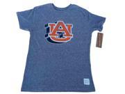 Auburn Tigers Retro Brand Light Gray Soft Tri Blend Short Sleeve T Shirt L