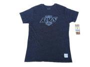Los Angeles LA Kings Retro Brand Charcoal Tri Blend Short Sleeve T Shirt L