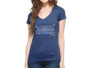 Kansas City Royals 47 Brand Women 2015 American League Champions T Shirt M