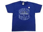 Kansas City Royals SAAG YOUTH 2015 American League Champs Fade T Shirt XS